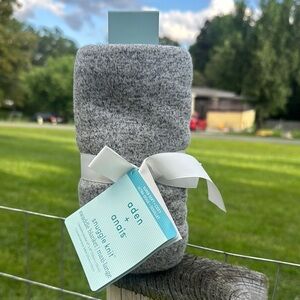 aden + anais Gray Snuggle Swaddle Blanket